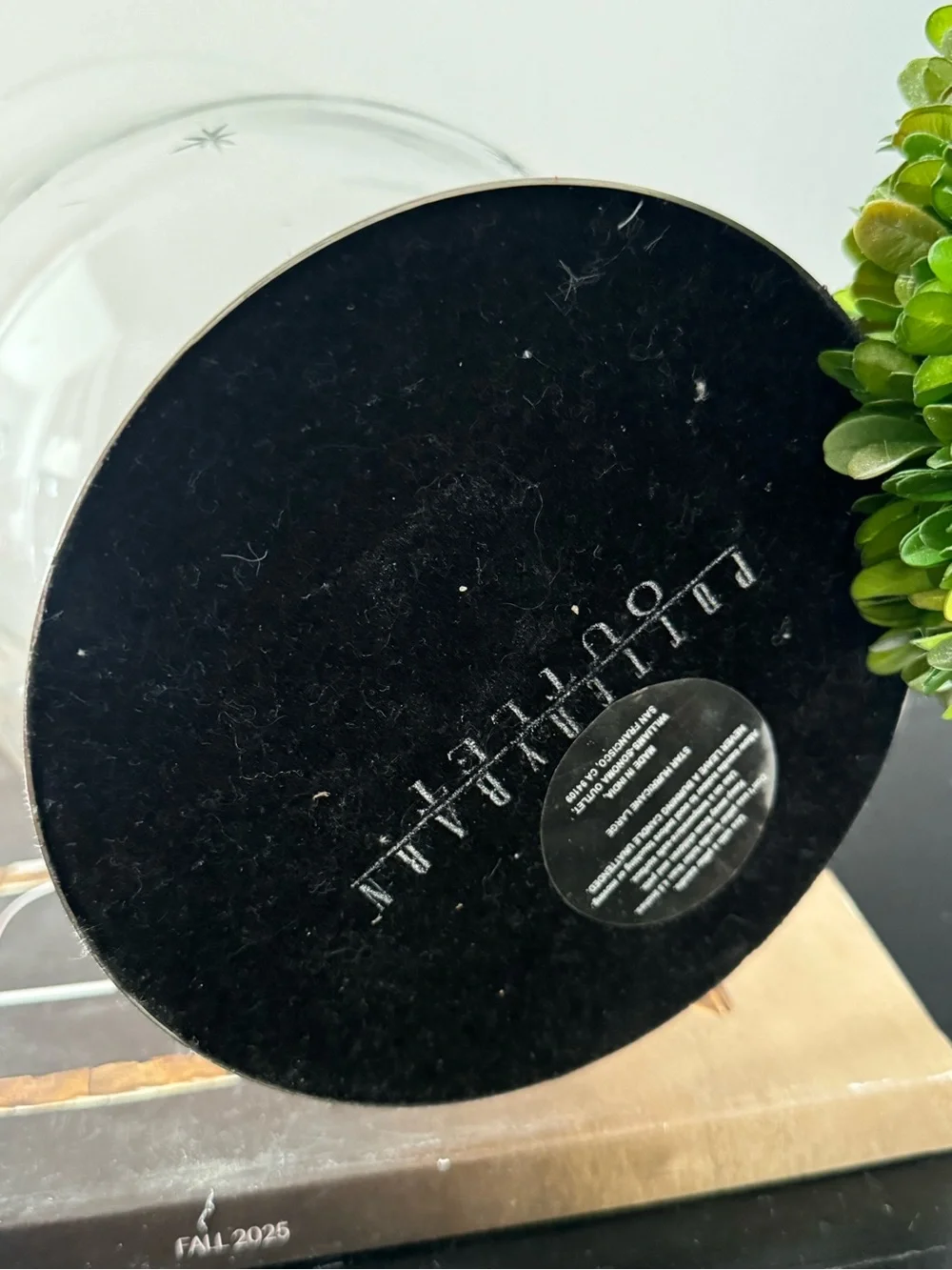 Pottery Barn | Etched Stars Bell Hurricane